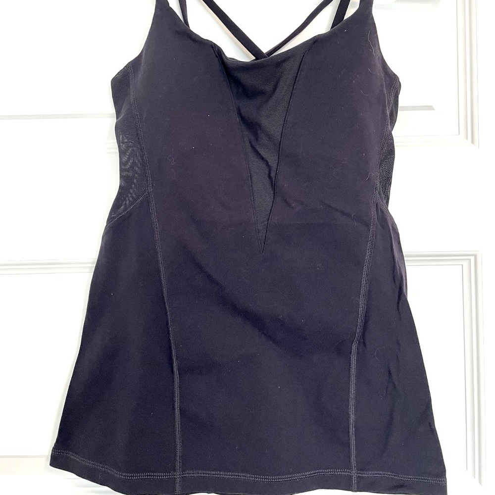 Lululemon Tank with Mesh Cutouts